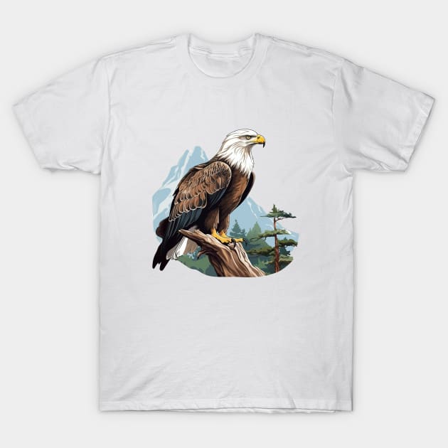 Golden Eagle T-Shirt by zooleisurelife